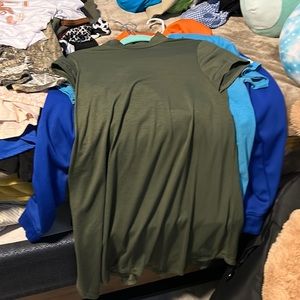 Cute navy green formal dress